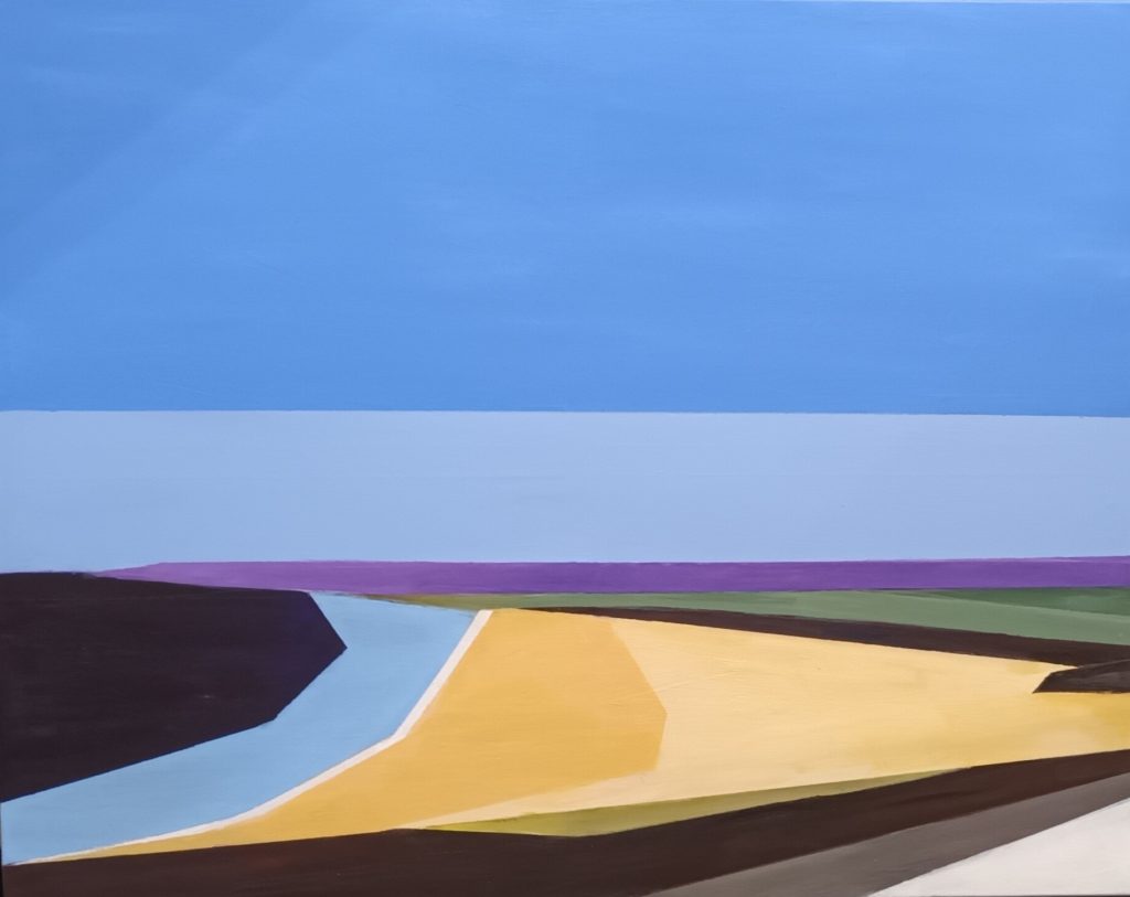 Abstract view of Westward Ho Beach