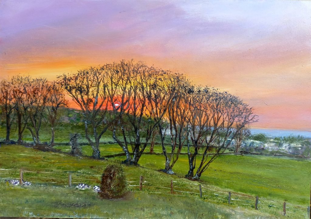 Sunset in Wales